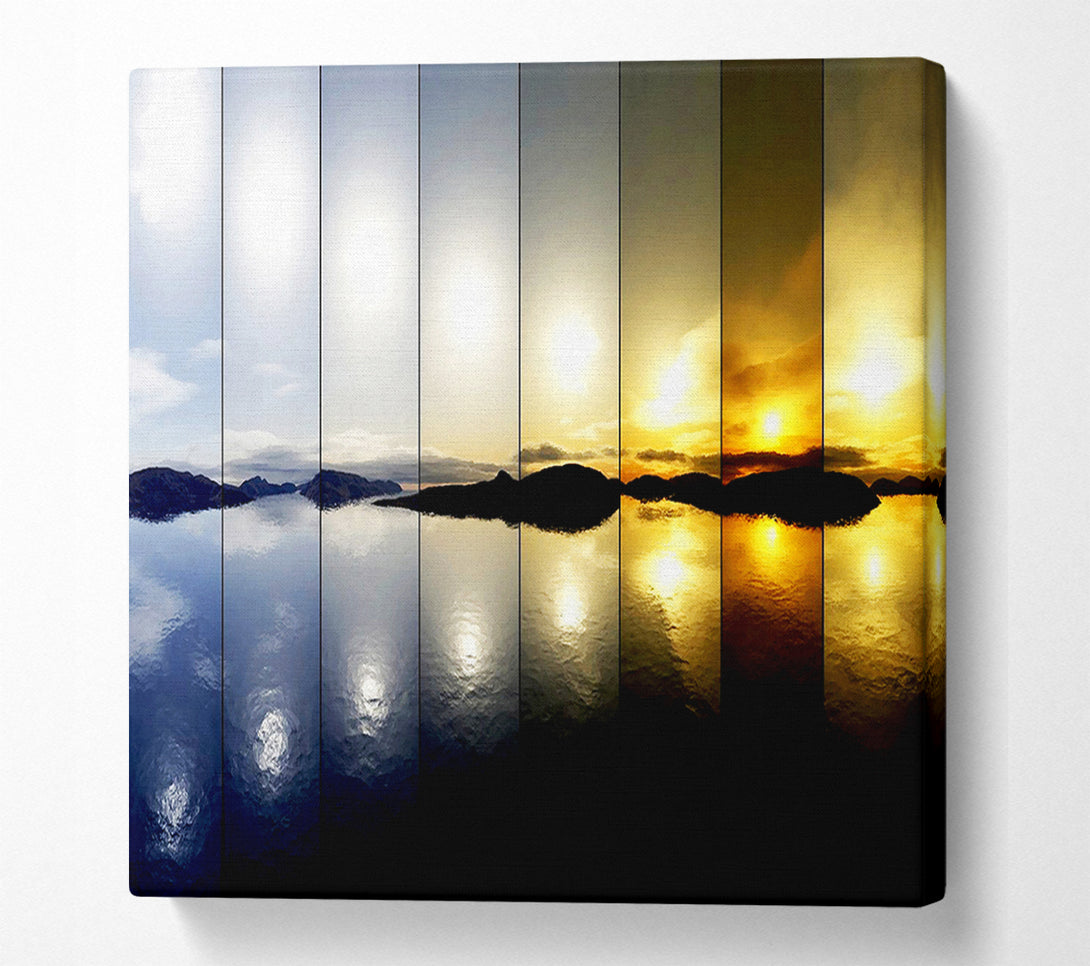  A Canvas Print of Lights Of The River Canvas Art