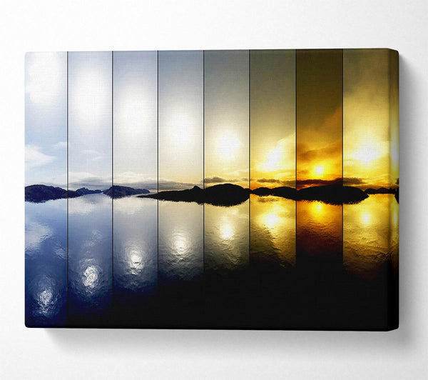  A Canvas Print of Lights Of The River Canvas Art