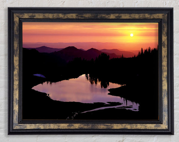 The River Sleeps Framed Print
