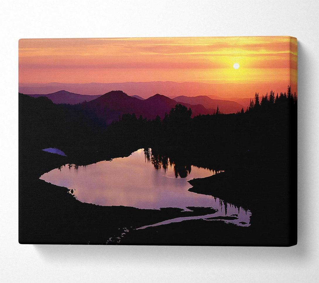 A Canvas Print of The River Sleeps Canvas Art