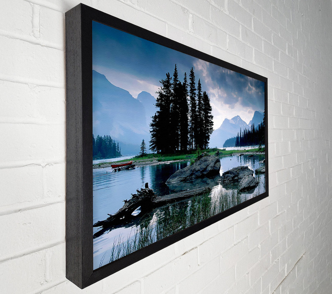  A Canvas Print of New Zealand Lake View Canvas Wall Art