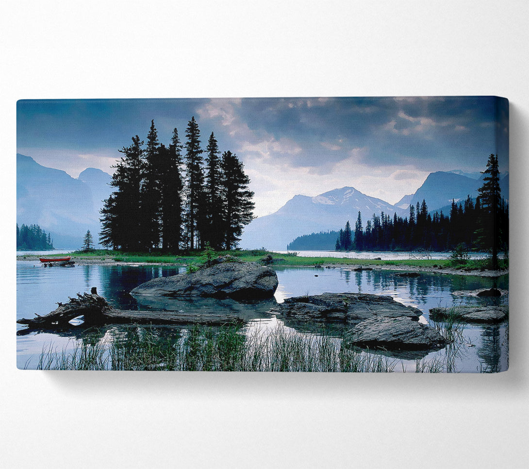  A Canvas Print of New Zealand Lake View Canvas Wall Art