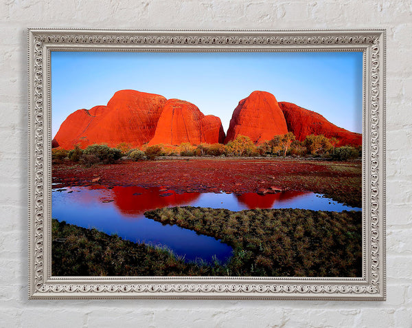 Ayres Rock River View (Uluru) Framed Print