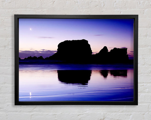 Still Water Reflection Framed Print