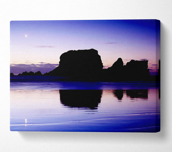  A Canvas Print of Still Water Reflection Canvas Art