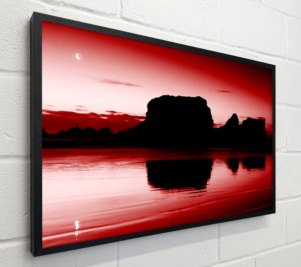 Moon Reflections Red