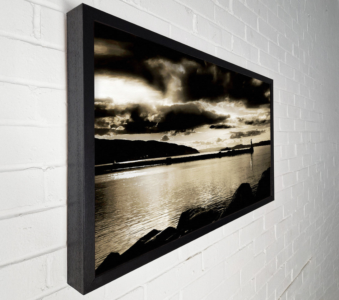  A Canvas Print of Storms Over The Loch Canvas Print
