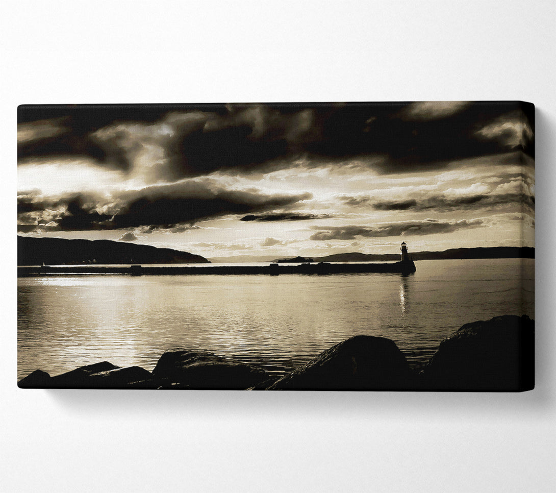  A Canvas Print of Storms Over The Loch Canvas Print