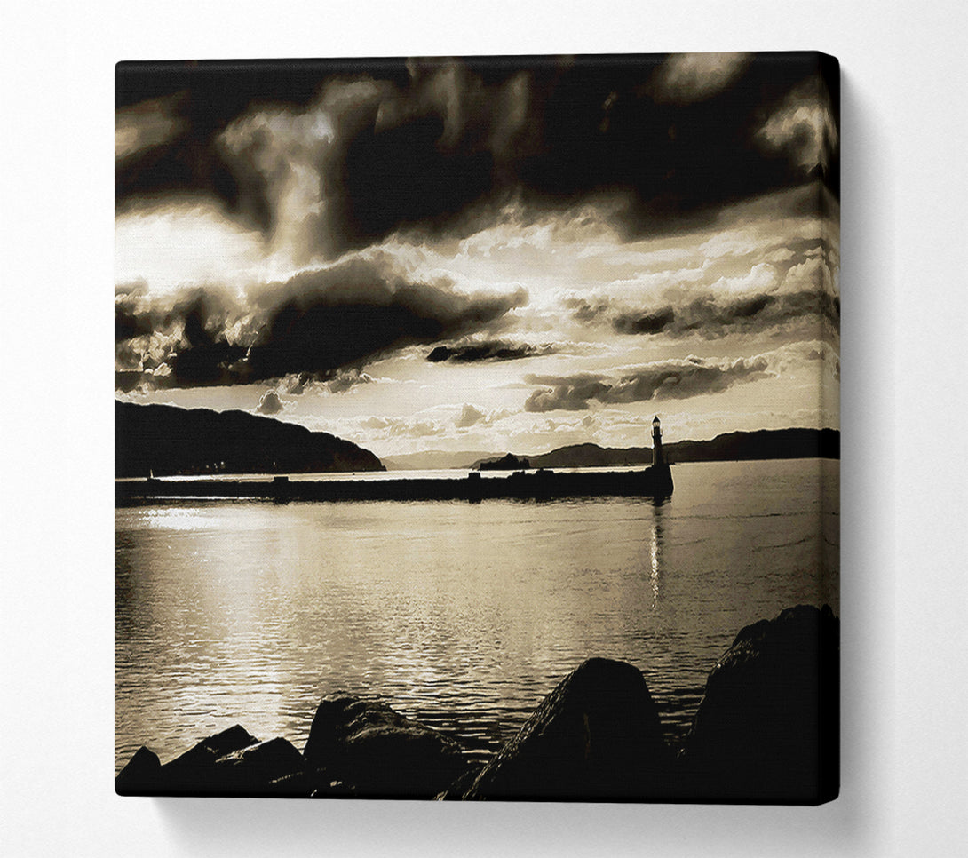  A Canvas Print of Storms Over The Loch Canvas Print