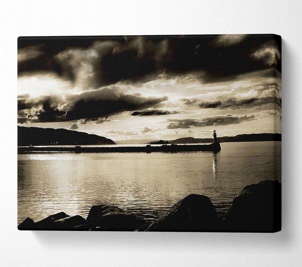  A Canvas Print of Storms Over The Loch Canvas Print