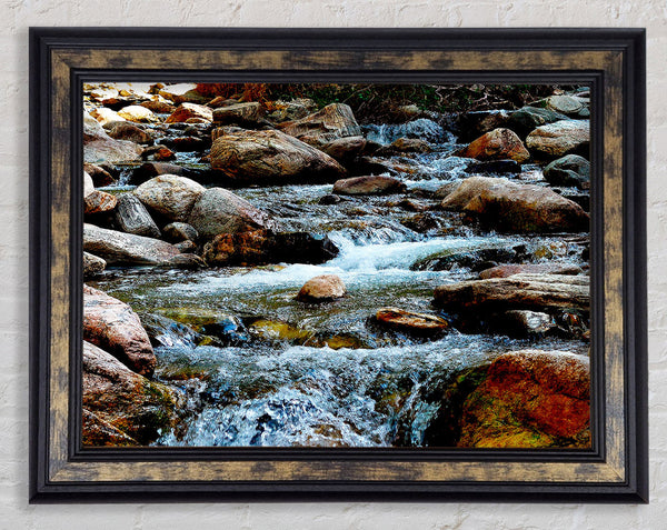 The Streams Flow Framed Print