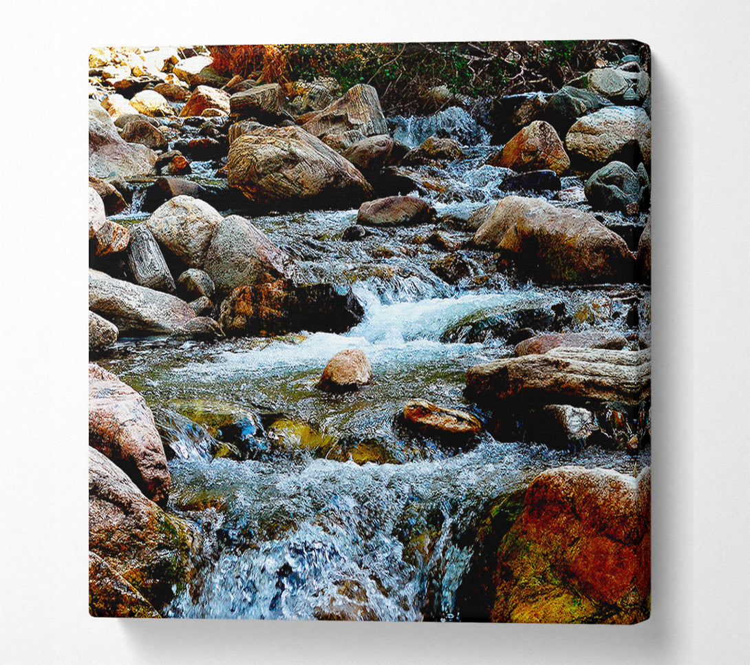  A Canvas Print of The Streams Flow Canvas Wall Art