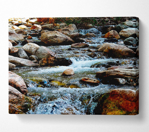  A Canvas Print of The Streams Flow Canvas Wall Art
