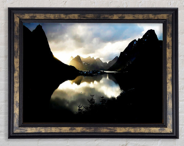 Mountain Reflections Framed Print