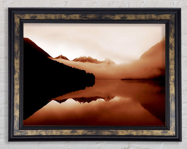 Cocoa Mountain Paradise Framed Print