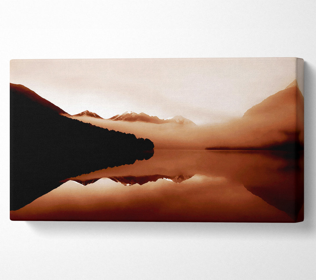  A Canvas Print of Cocoa Mountain Paradise Canvas Art