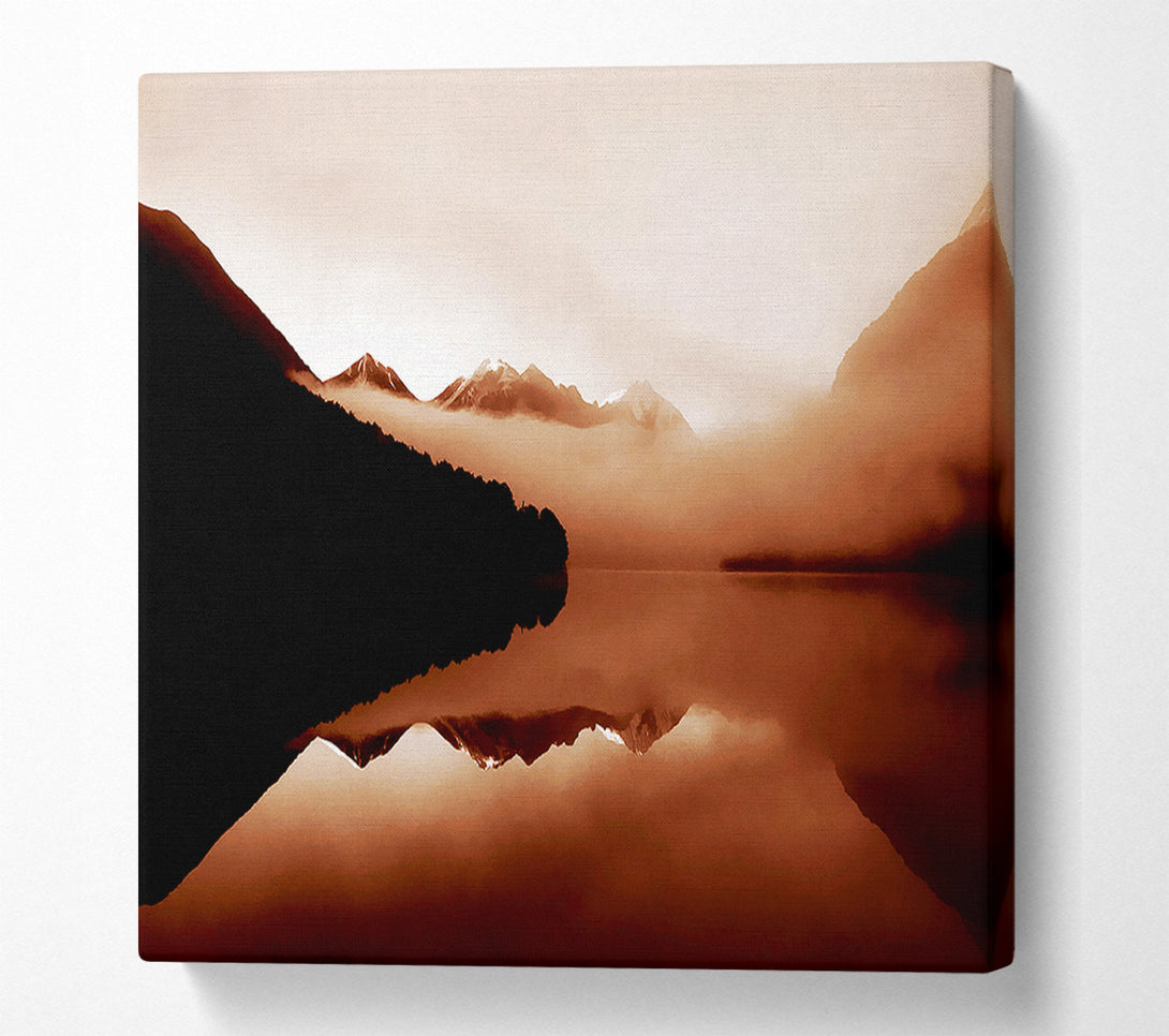  A Canvas Print of Cocoa Mountain Paradise Canvas Art