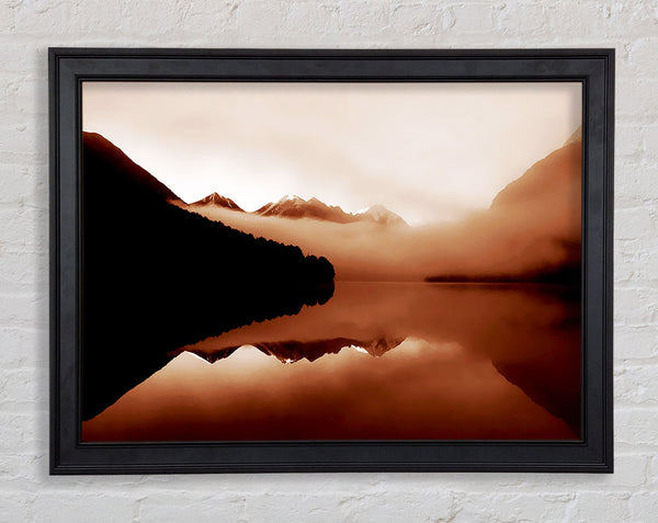 Cocoa Mountain Paradise Framed Print