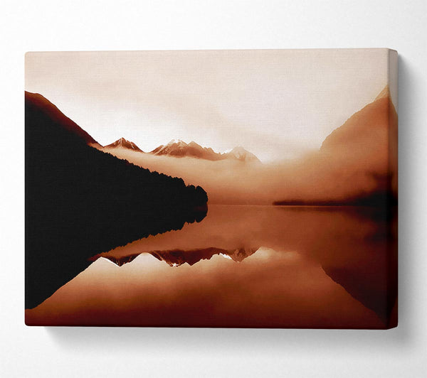  A Canvas Print of Cocoa Mountain Paradise Canvas Art