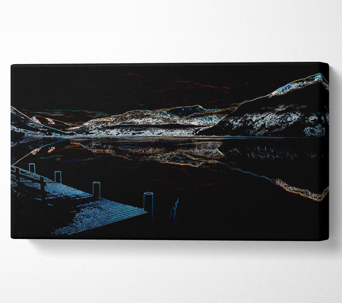  A Canvas Print of Night Fishing Canvas Art