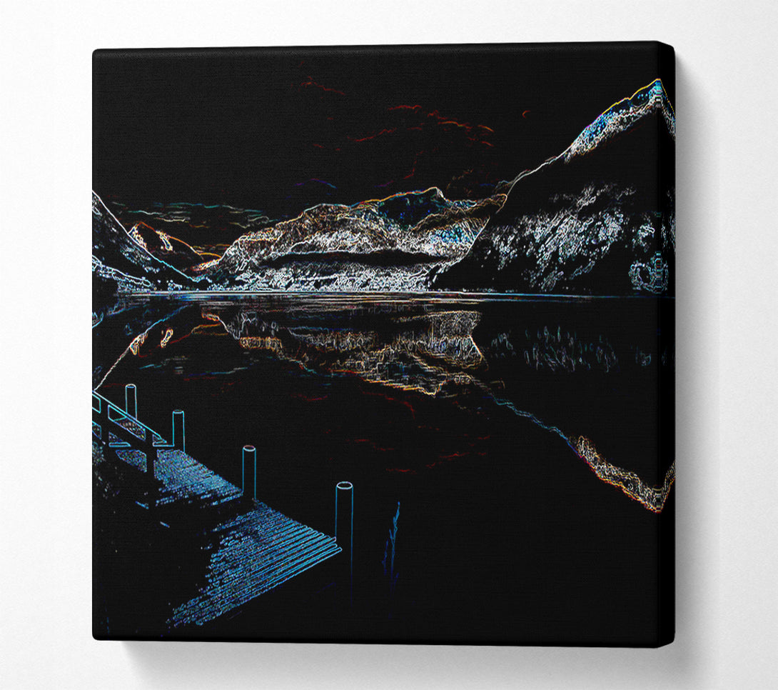  A Canvas Print of Night Fishing Canvas Art