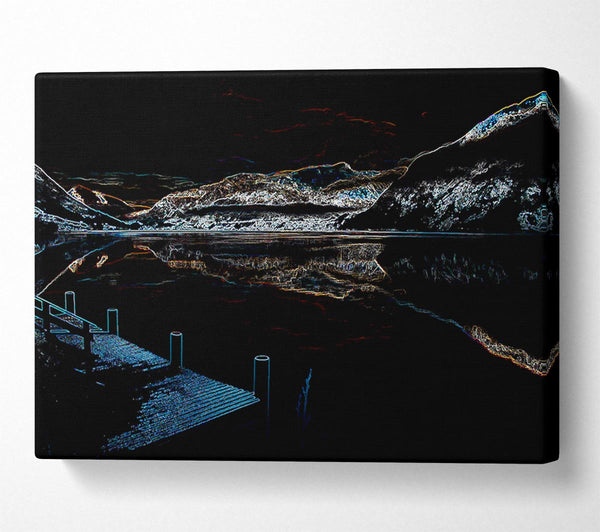  A Canvas Print of Night Fishing Canvas Art