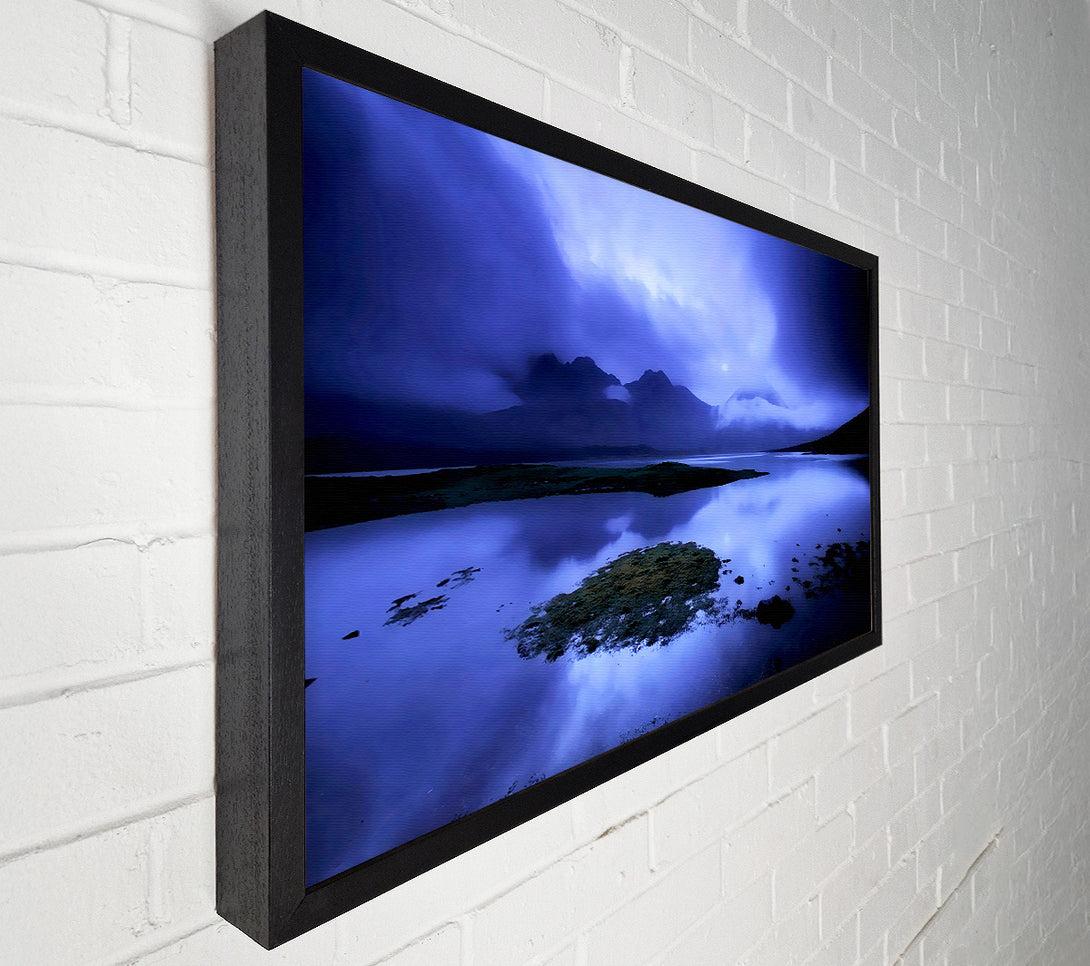  A Canvas Print of Blue Loch Beauty Canvas Wall Art