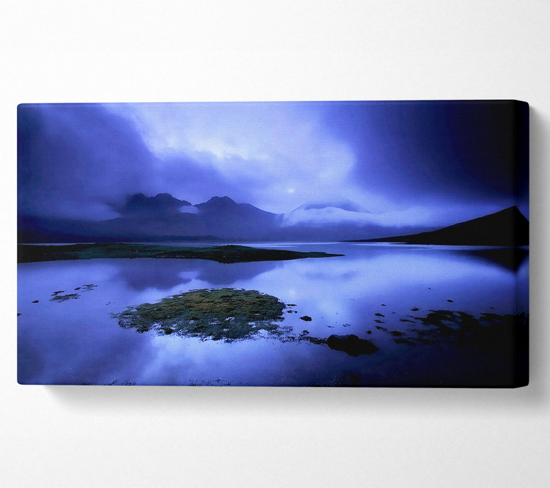  A Canvas Print of Blue Loch Beauty Canvas Wall Art