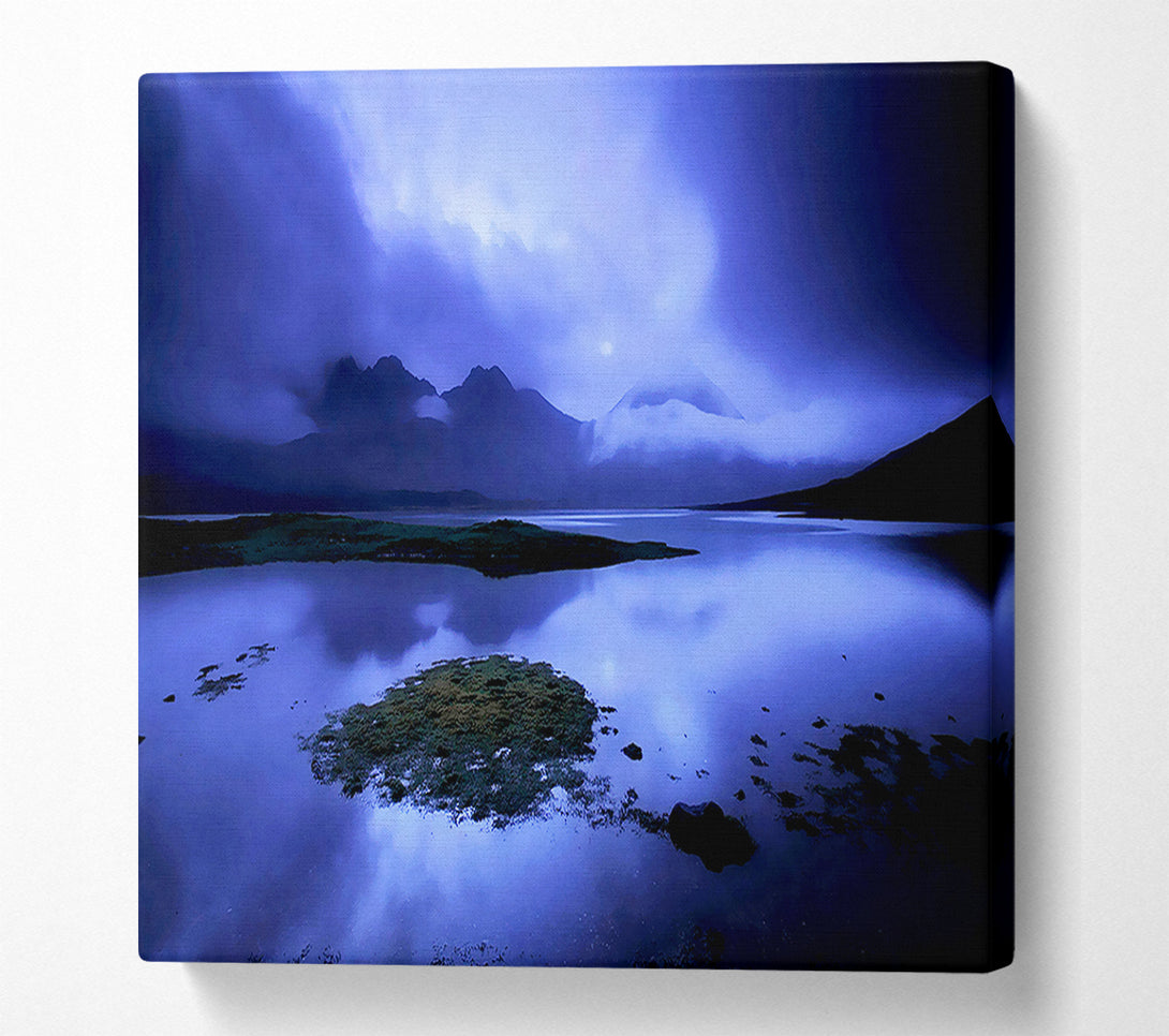  A Canvas Print of Blue Loch Beauty Canvas Wall Art