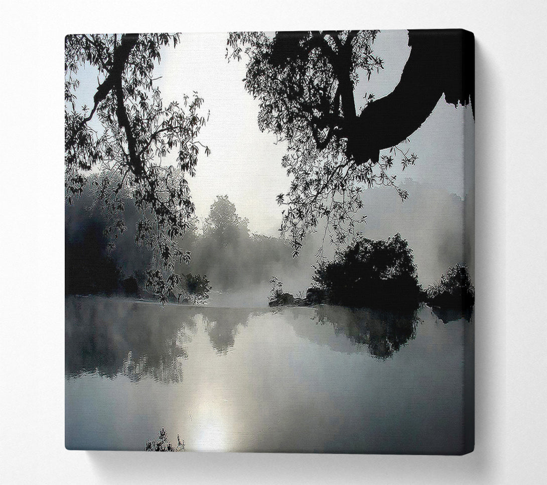  A Canvas Print of Spring Lake Blue Canvas Art