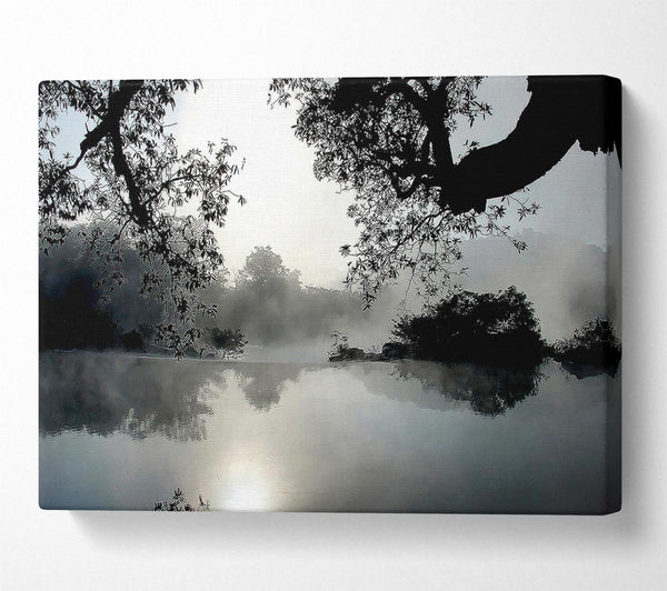  A Canvas Print of Spring Lake Blue Canvas Art