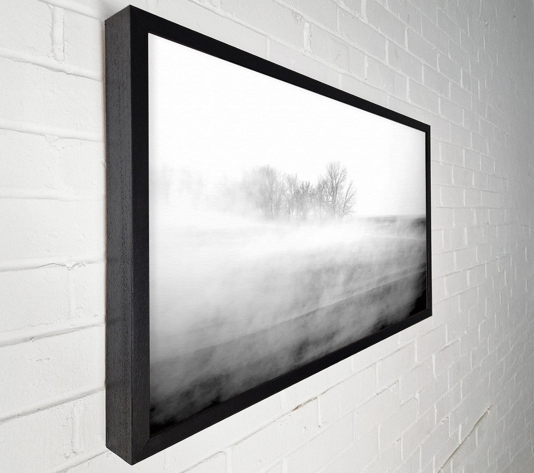  A Canvas Print of Absorption B n W Canvas Art