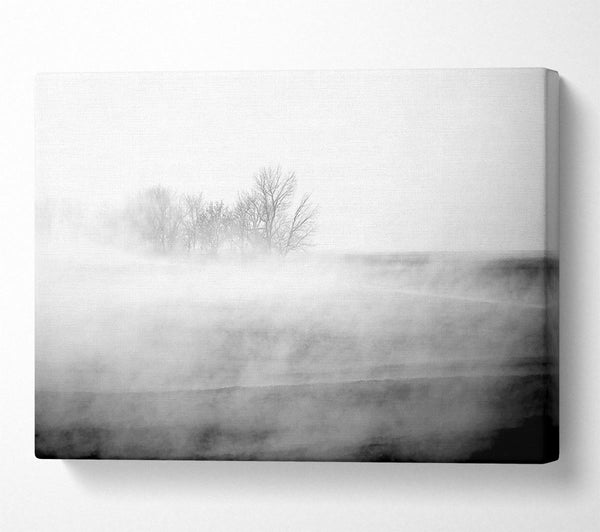  A Canvas Print of Absorption B n W Canvas Art