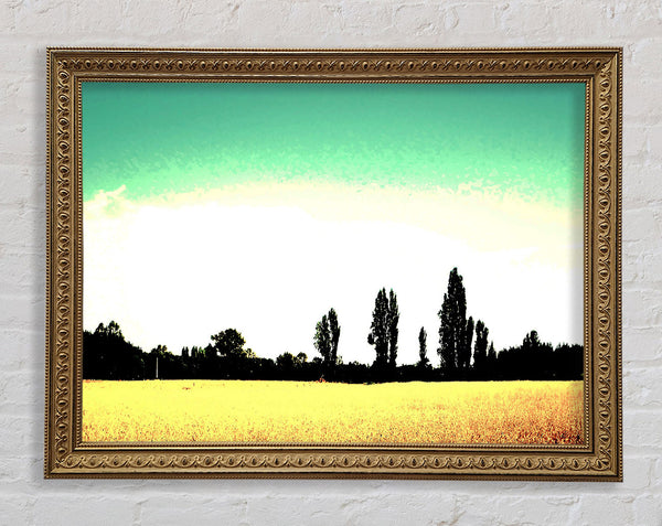 Countryside Haze Framed Print