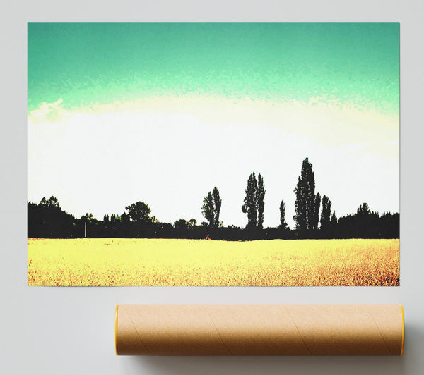 Countryside Haze Poster