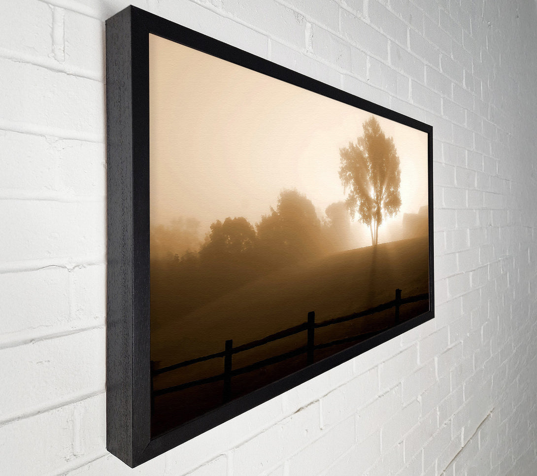  A Canvas Print of Foggy Morning Canvas Art