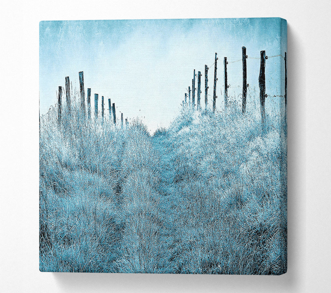  A Canvas Print of Winter Morning Mist Canvas Art