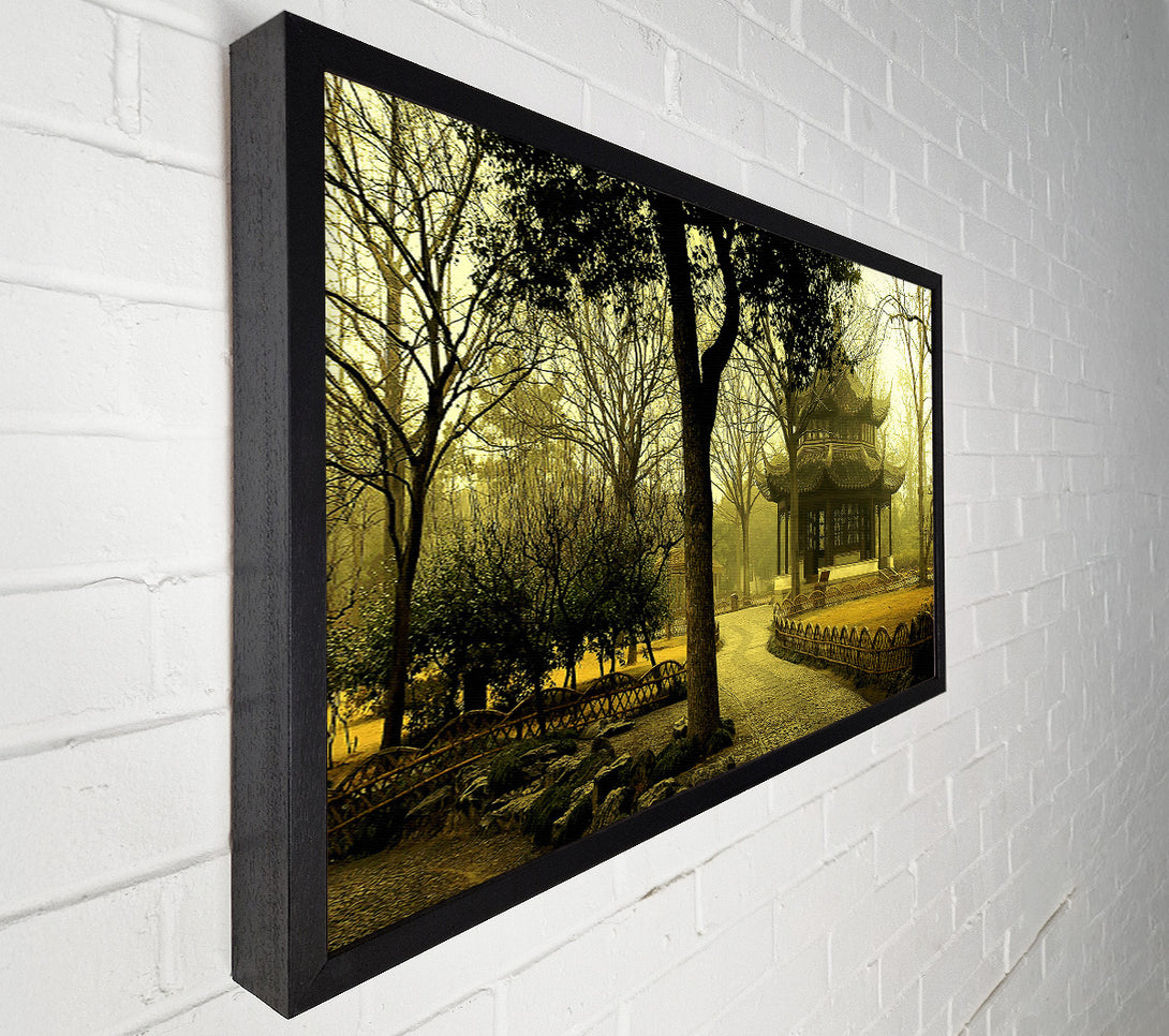  A Canvas Print of Autumn In Asia Canvas Print
