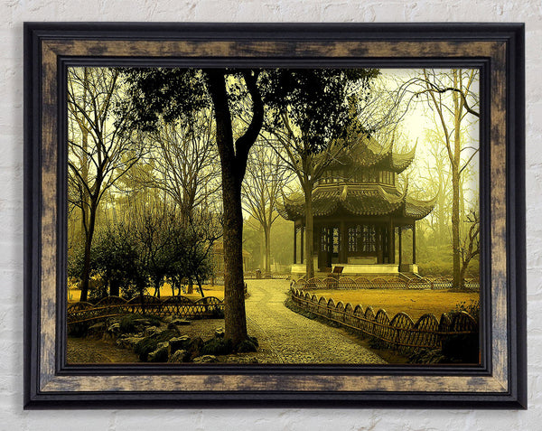 Autumn In Asia Framed Print