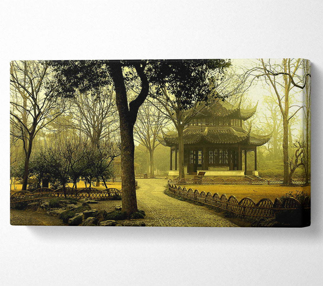  A Canvas Print of Autumn In Asia Canvas Print