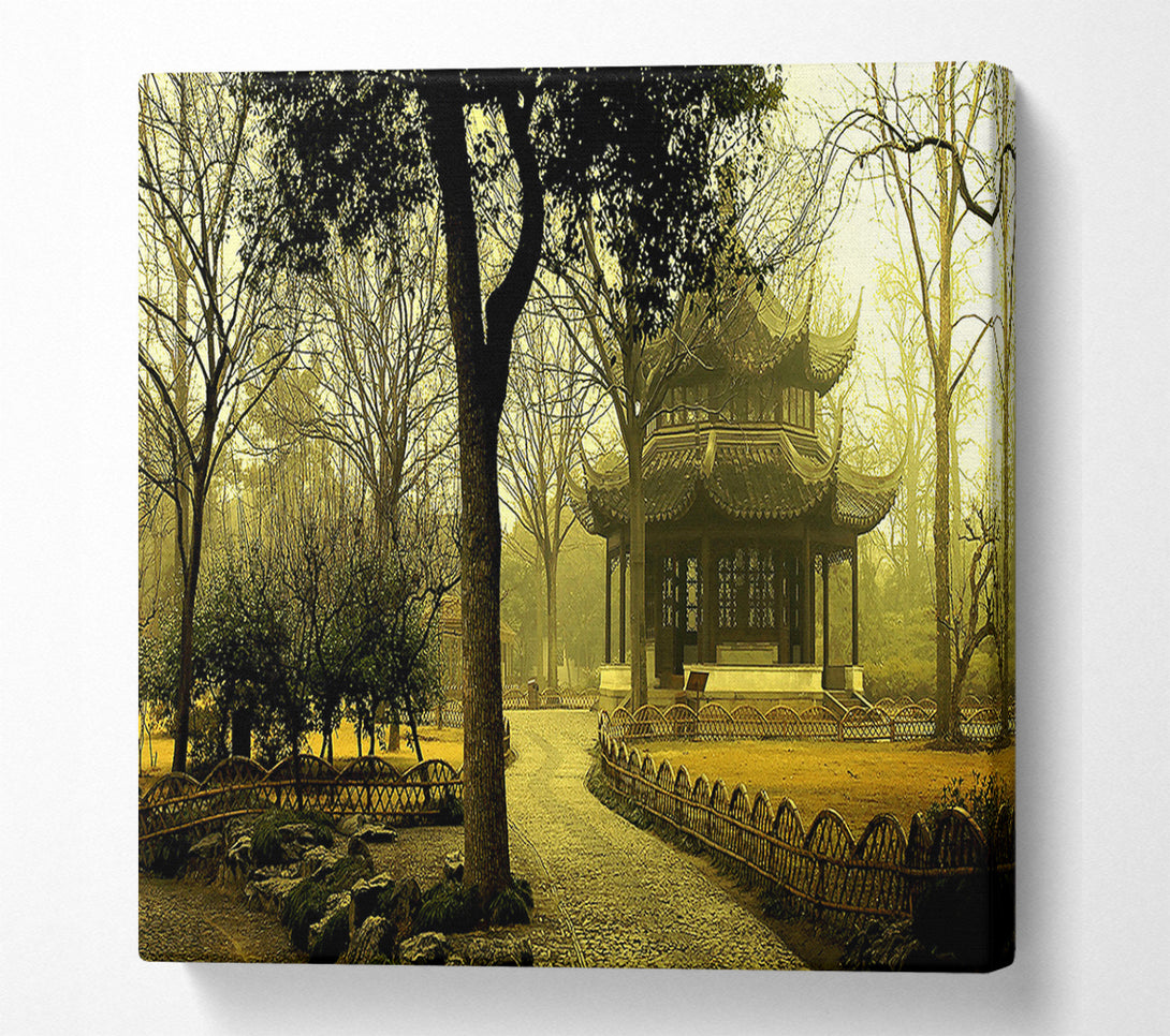  A Canvas Print of Autumn In Asia Canvas Print