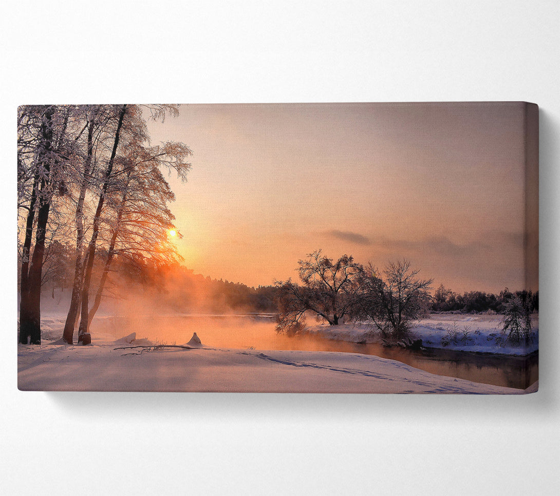  A Canvas Print of An Evening In December Canvas Wall Art