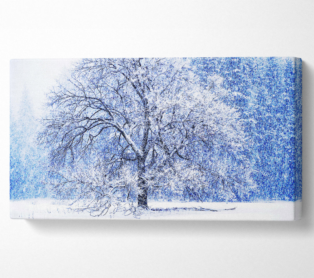  A Canvas Print of Snow Falling Canvas Wall Art