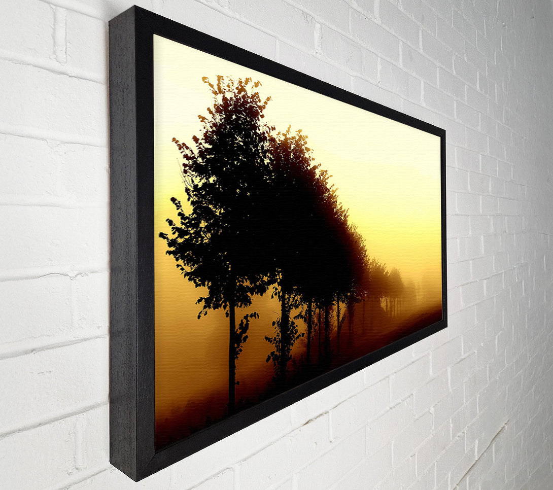  A Canvas Print of Beautiful Foggy Day Canvas Print