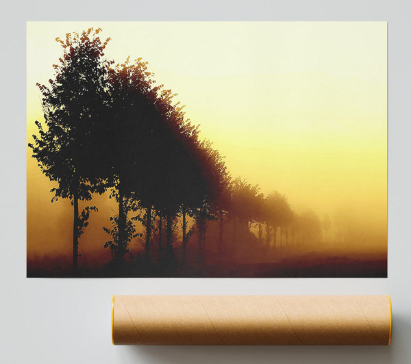 Beautiful Foggy Day Poster