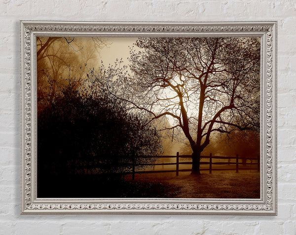 Countryside Farm Framed Print