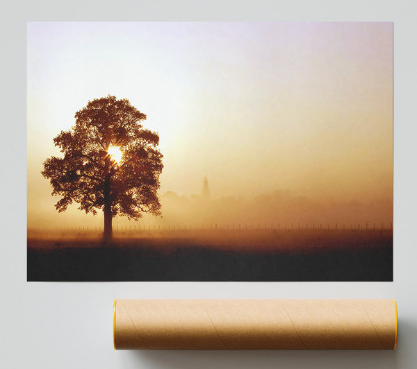 Airfield Sunrise Print