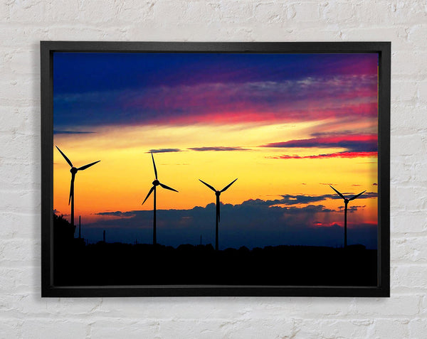 Wind Farm Framed Print