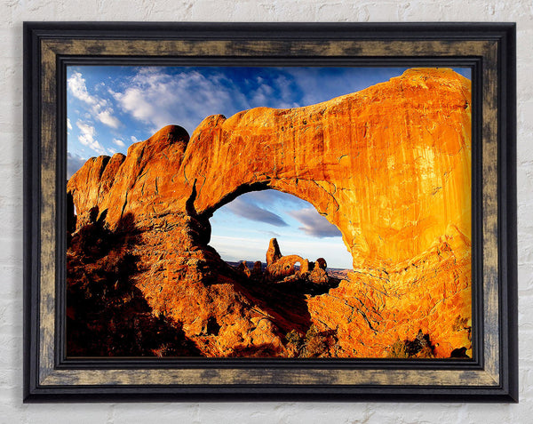 Rock Arch Framed Print