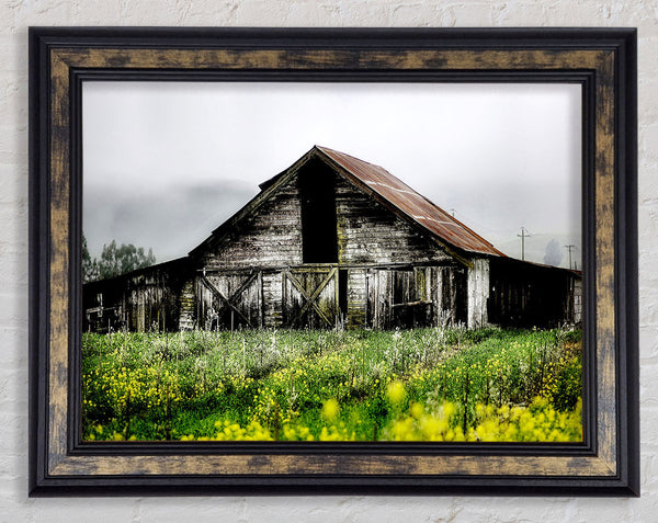 Old Barn Framed Print